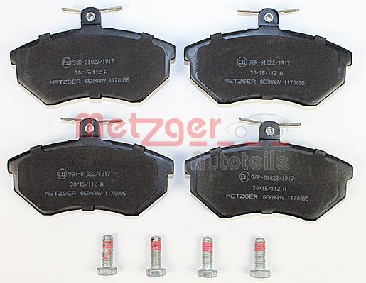 METZGER 1170095 Bremsbelagsatz, Scheibenbremse